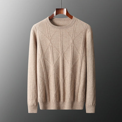 Urban Gents | Diamond Lattice Cashmere Sweater