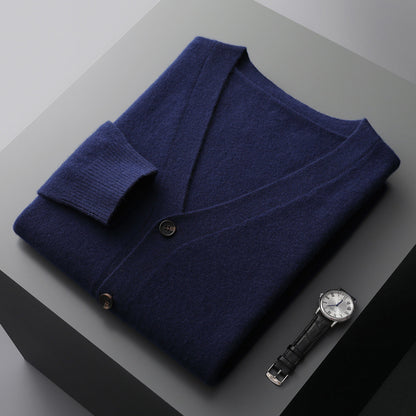 Urban Gents | V-Neck Wool Cardigan