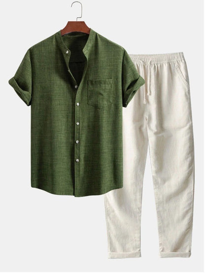 Urban Gents | Short Sleeved Shirt & Pant set