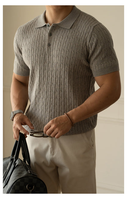 Urban Gents | Textured knit polo