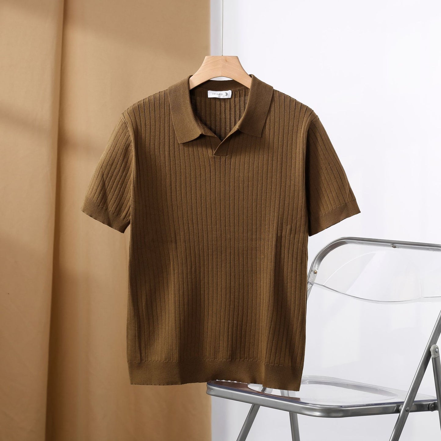 Premium Ribbed Polo Shirt