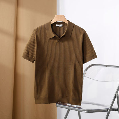Premium Ribbed Polo Shirt