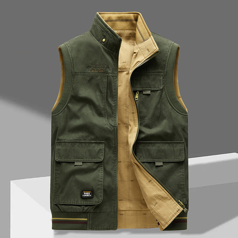 Urban Gents | Reversible Cotton Utility Vest
