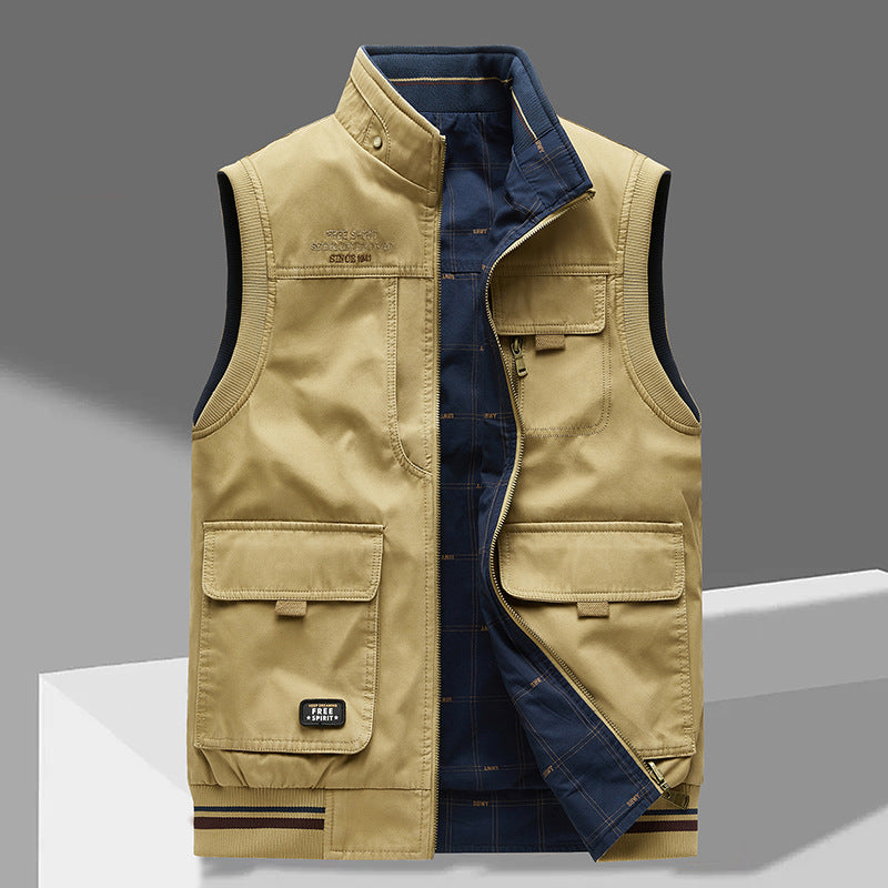 Urban Gents | Reversible Cotton Utility Vest