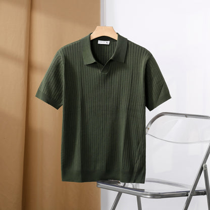 Premium Ribbed Polo Shirt
