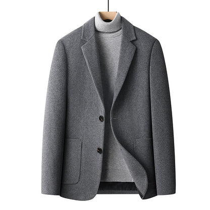 Wool mix suit jacket