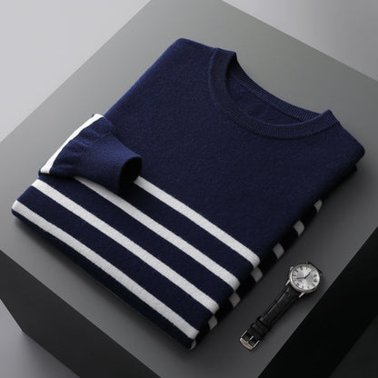 Urban Gents | Striped Round Neck Sweater