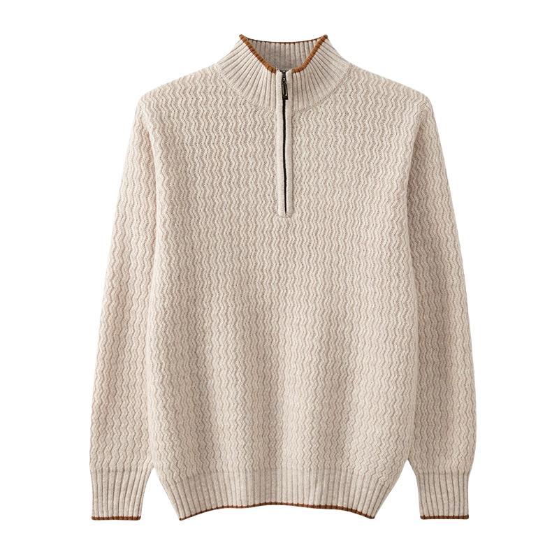 Half-Zip Wool Sweater