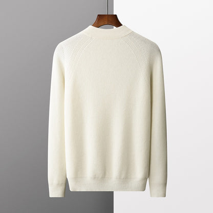 Button Collar Knit Sweater