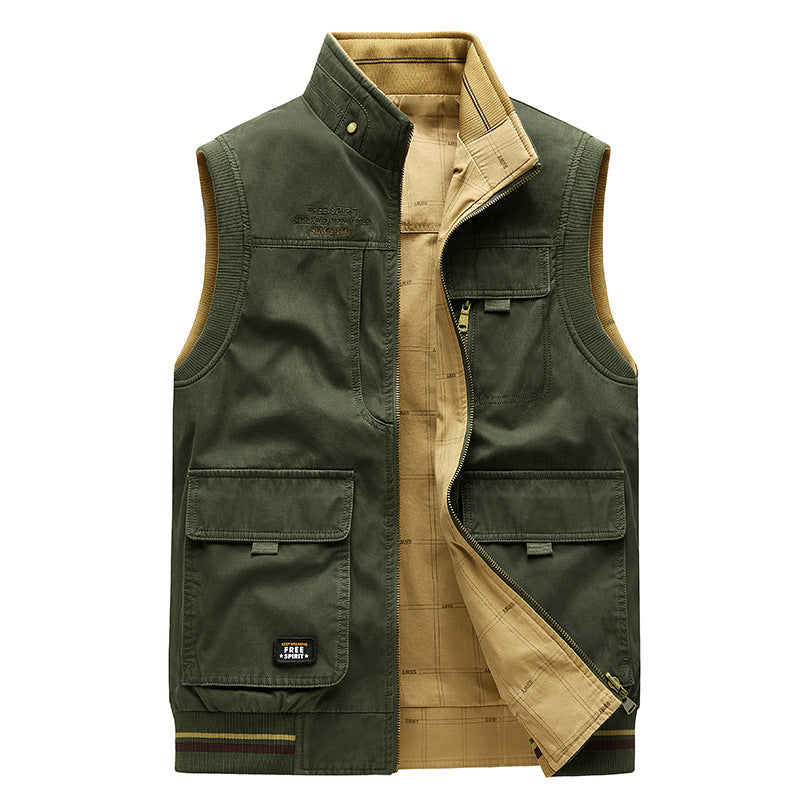 Urban Gents | Reversible Cotton Utility Vest