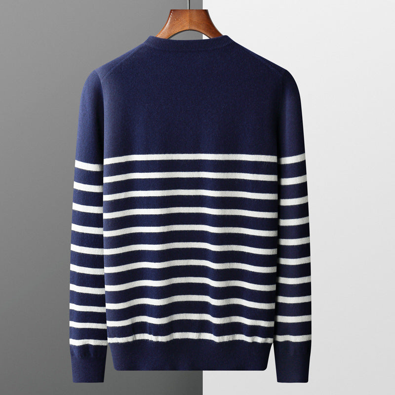 Urban Gents | Striped Round Neck Sweater