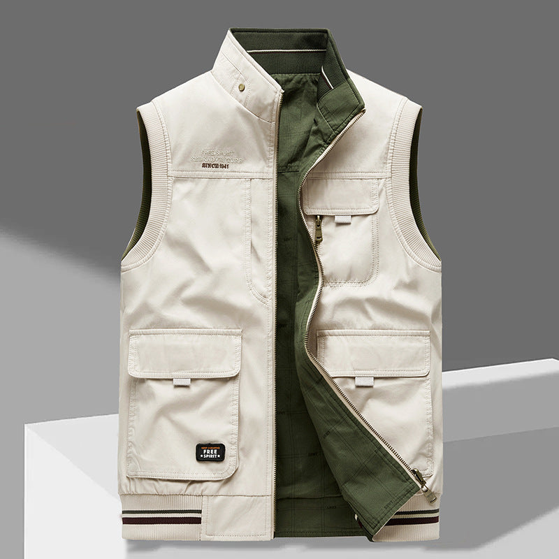 Urban Gents | Reversible Cotton Utility Vest