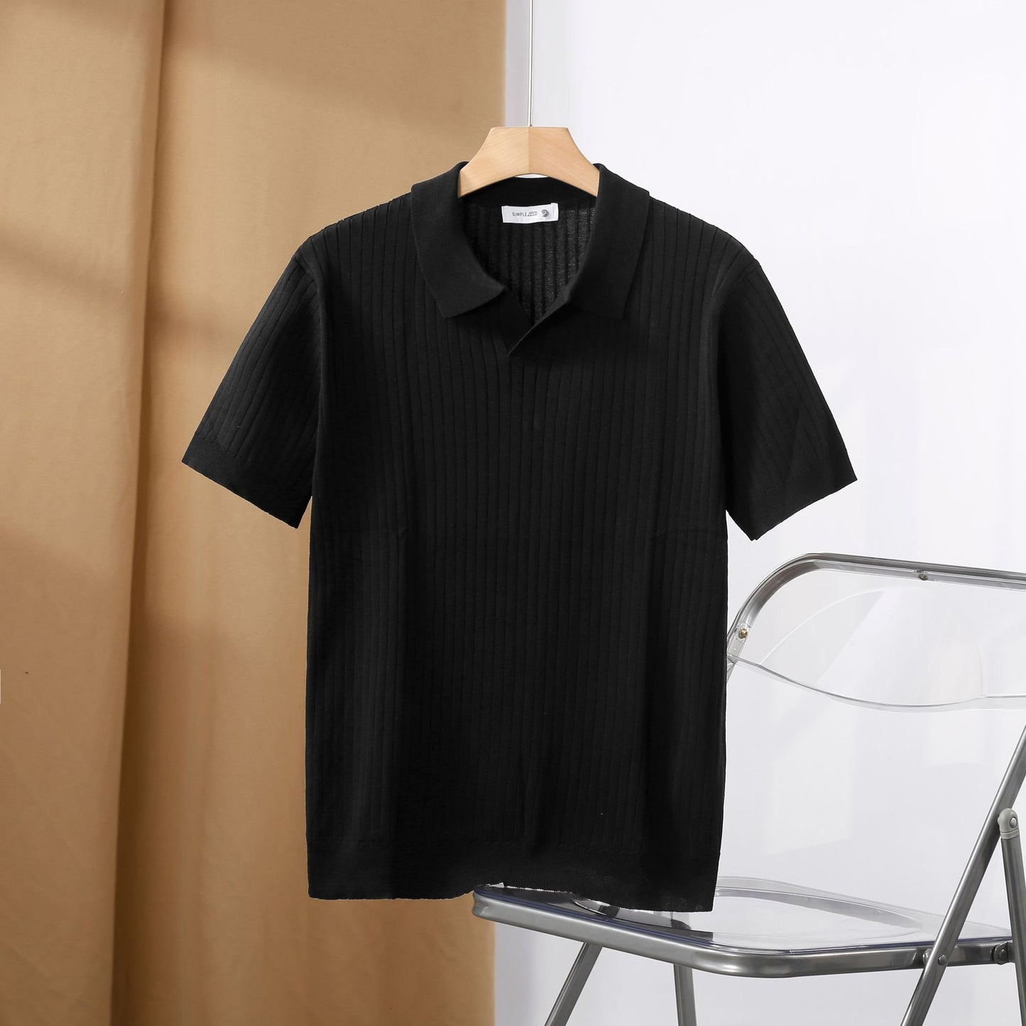 Premium Ribbed Polo Shirt