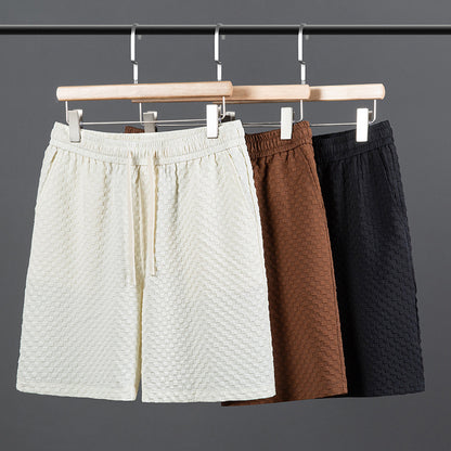 Urban Gents | Lapel Short-Sleeve Shorts Set