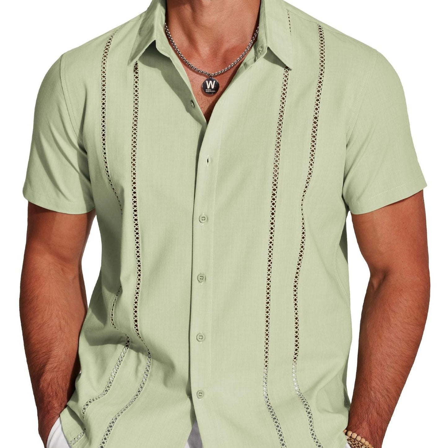 Urban Gents Short-Sleeve Hawaiian Shirt