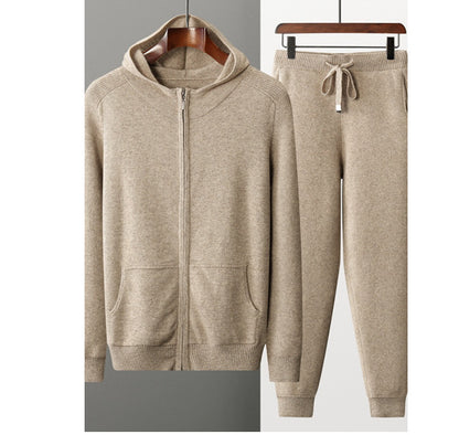 Urban Gents | Men's Thickened Cashmere Tracksuit – Casual Sportswear