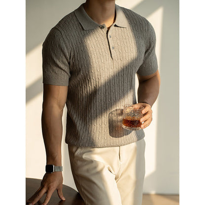 Urban Gents | Textured knit polo