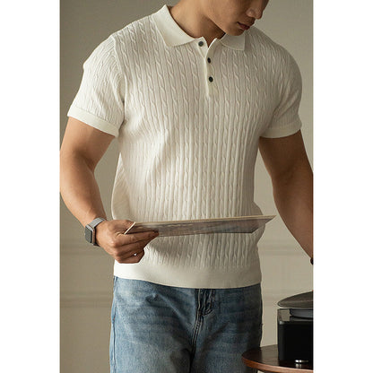 Urban Gents | Textured knit polo