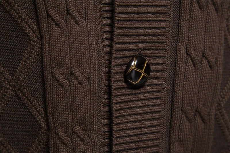 Urban Gents | Men's Thick Knit Cardigan