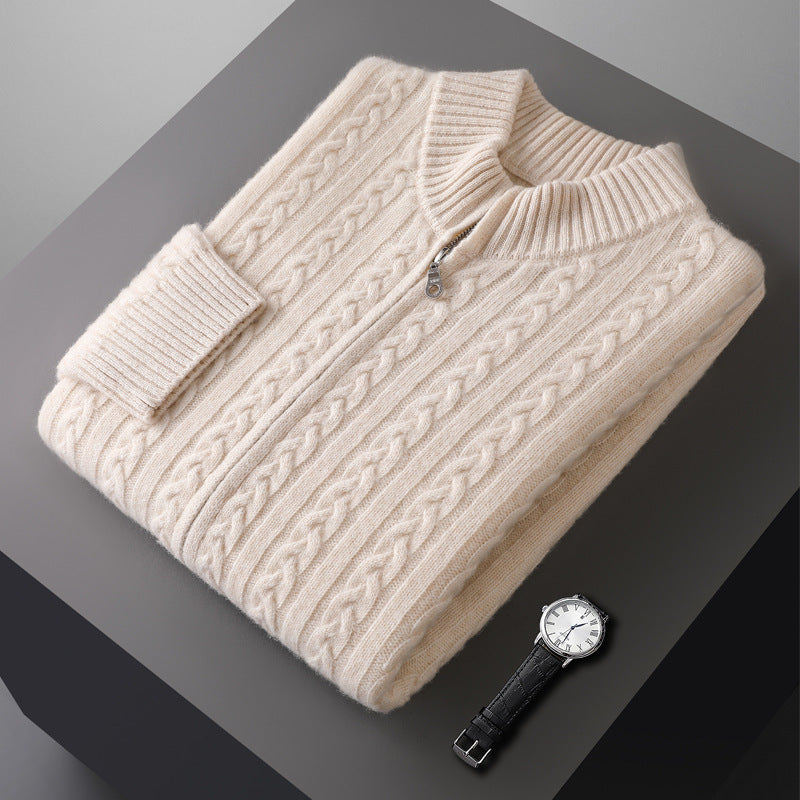 Urban Gents Wool Sweater – Stand Collar