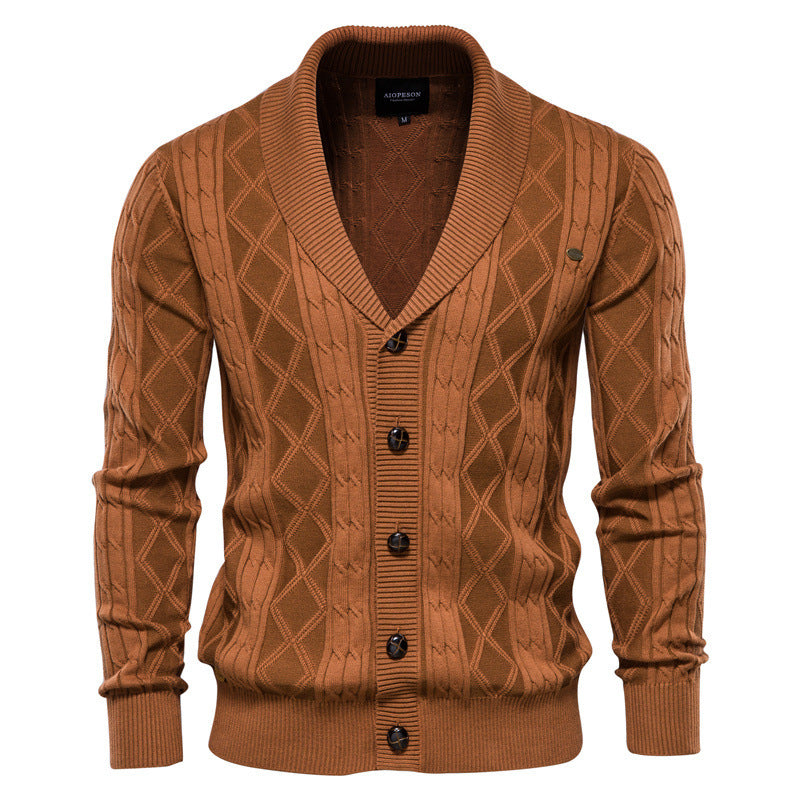 Urban Gents | Men's Thick Knit Cardigan