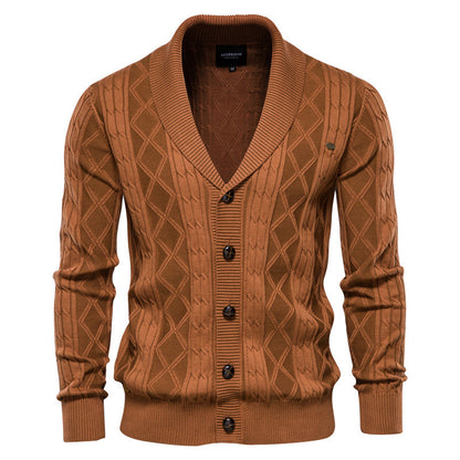 Urban Gents | Men's Thick Knit Cardigan