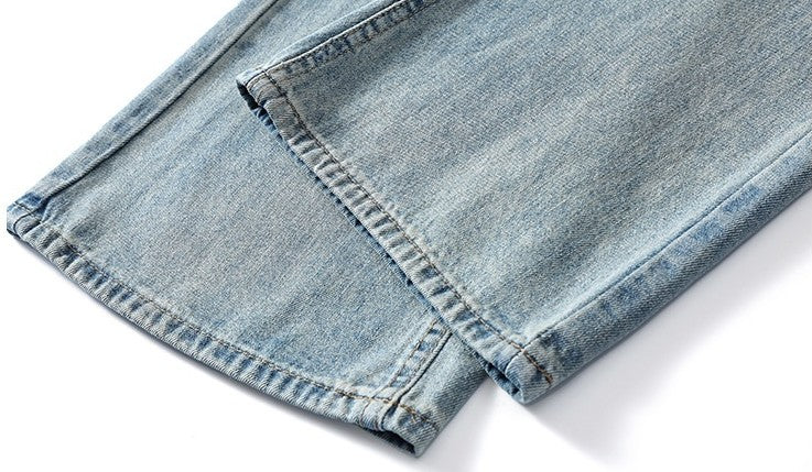 Loose Wide-Leg Denim Jeans