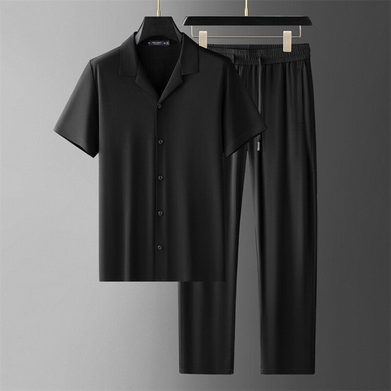 Urban Gents | Ice Silk Casual Set