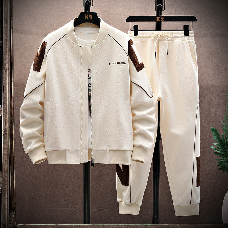 Embroidered Casual Sports Set