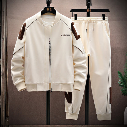 Embroidered Casual Sports Set