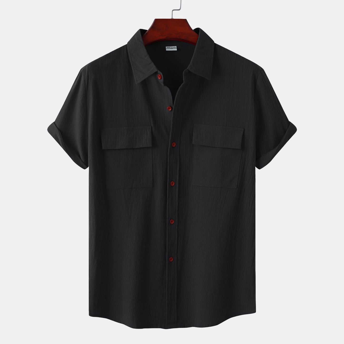 Urban Gents | Relaxed Linen Short Sleeve Shirt