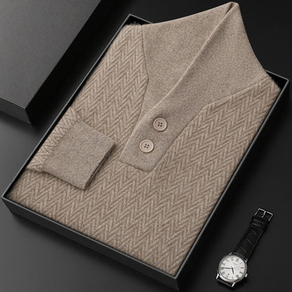 Urban Gents | Men's Cashmere Lapel Sweater