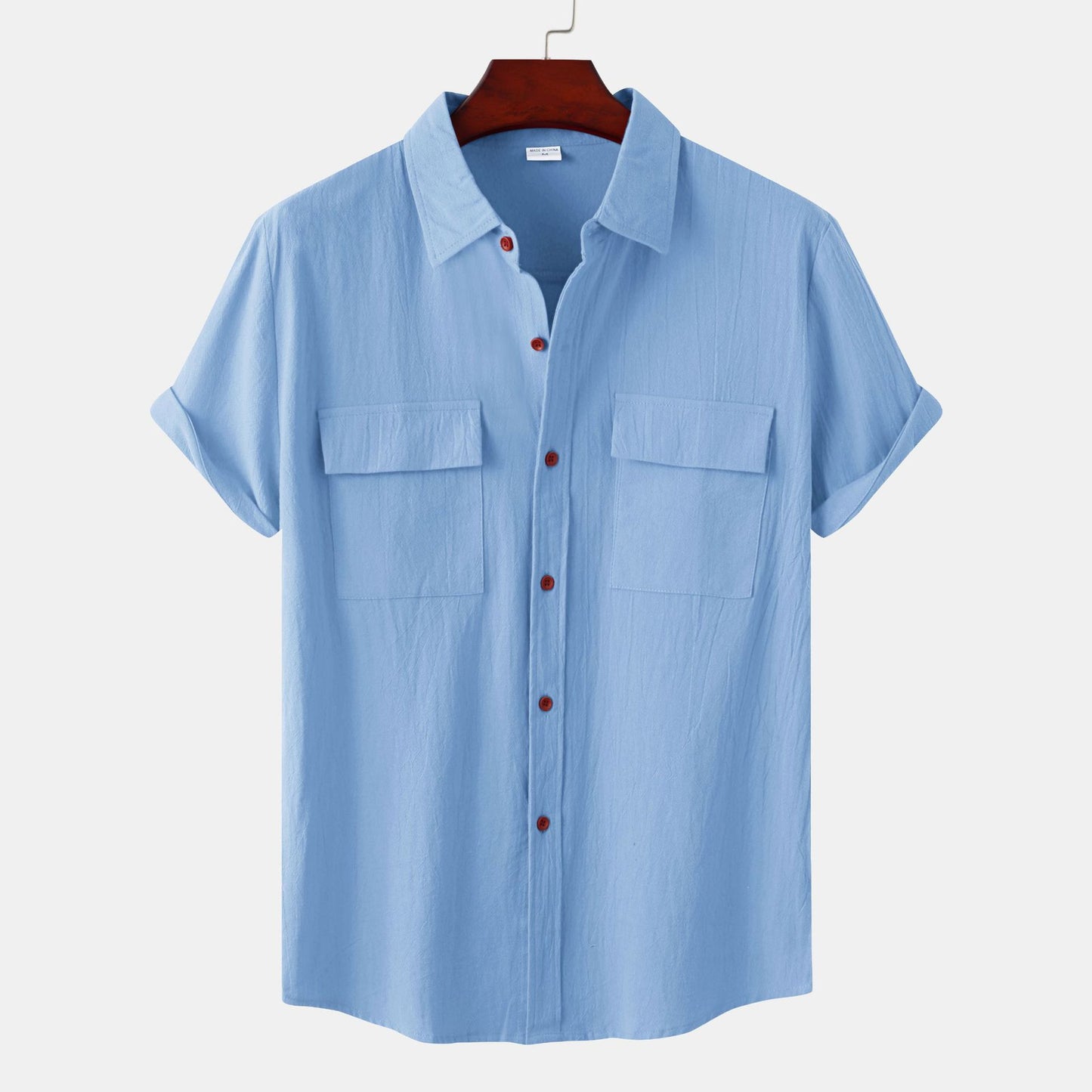 Urban Gents | Relaxed Linen Short Sleeve Shirt