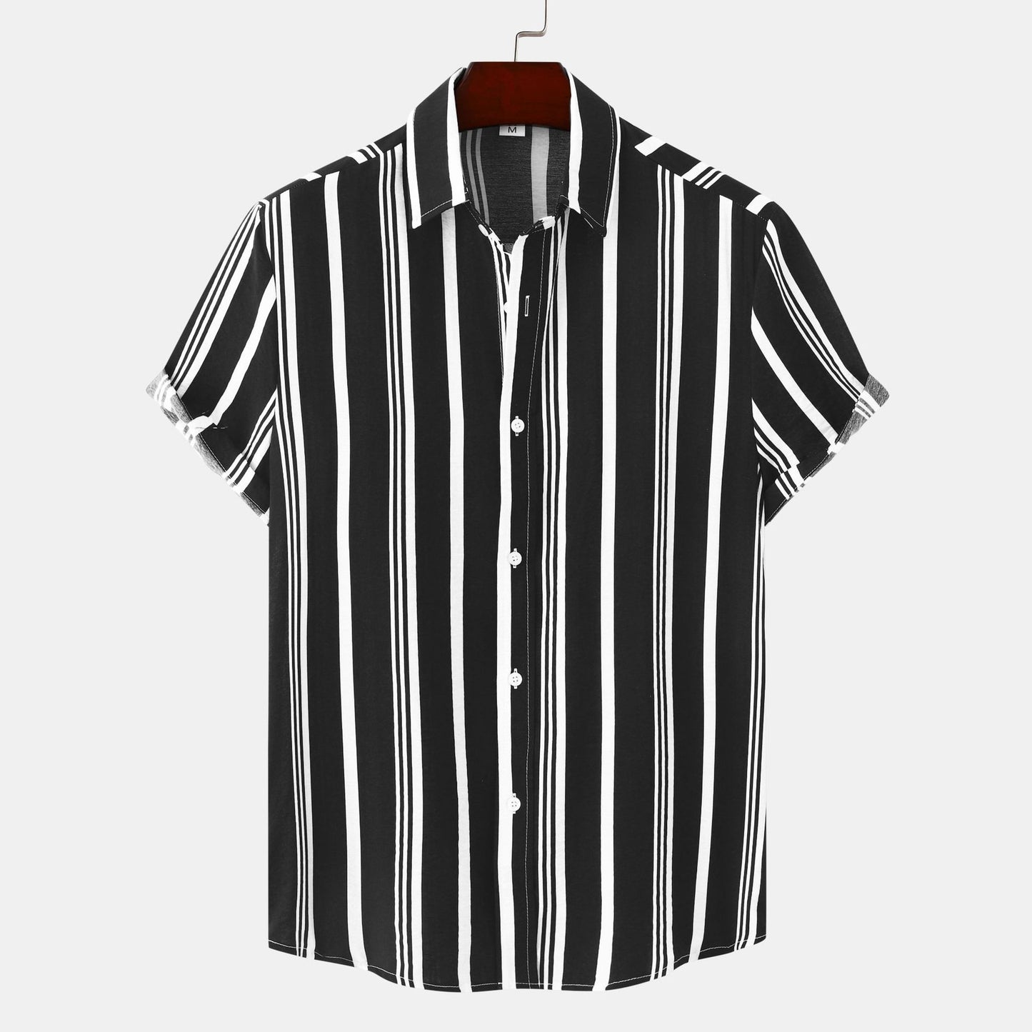 Urban Gents | Men's Casual Striped Short Sleeve Shirt