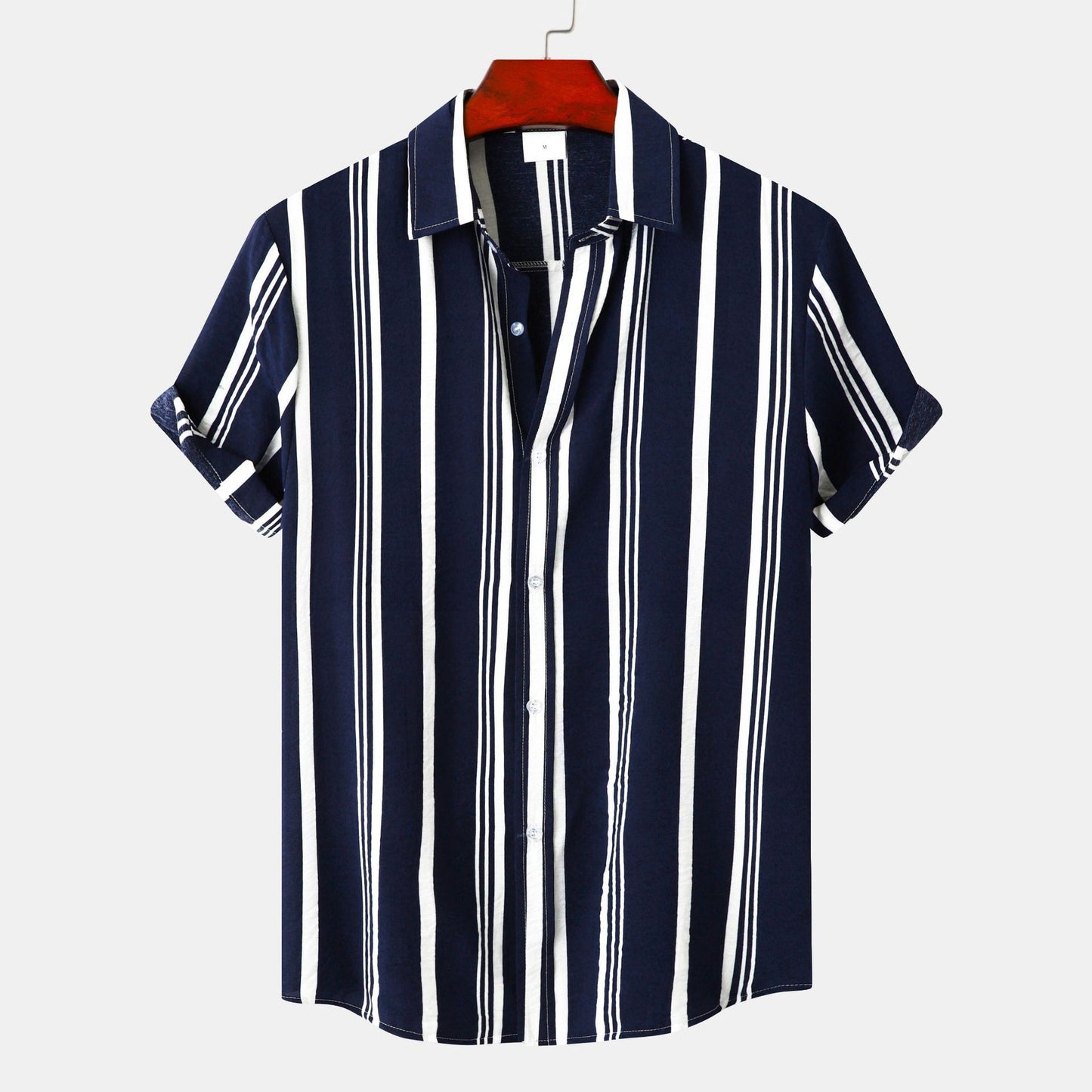 Urban Gents | Men's Casual Striped Short Sleeve Shirt