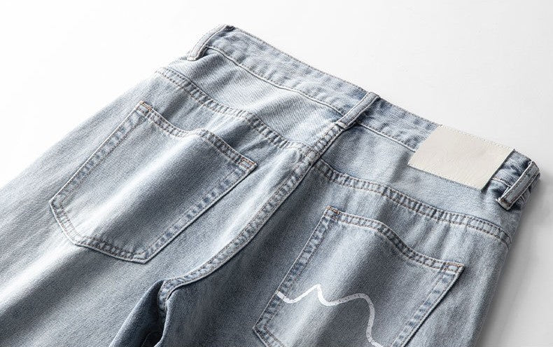 Urban Gents | Washed Vintage Wide-Leg Trousers