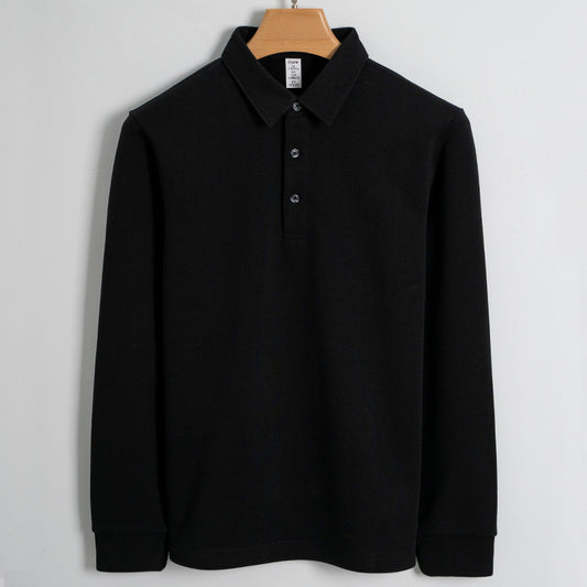 Urban Gents | Fleece Lined Warm Polo Shirt