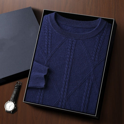 Urban Gents | Diamond Lattice Cashmere Sweater