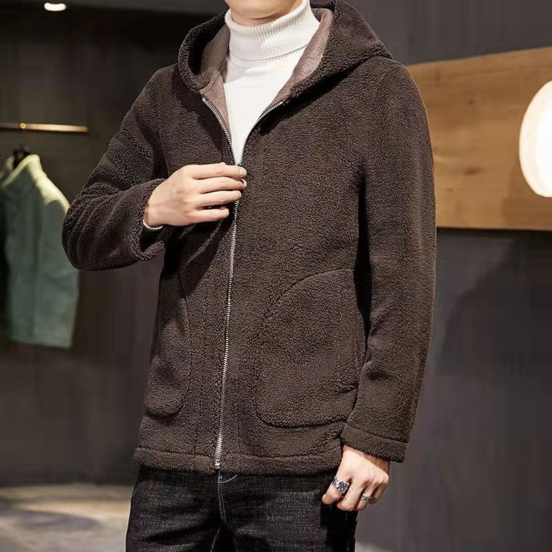 Double-Sided Fleece Lambswool Jacket