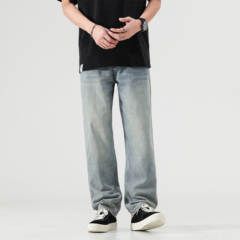 Urban Gents | Washed Vintage Wide-Leg Trousers