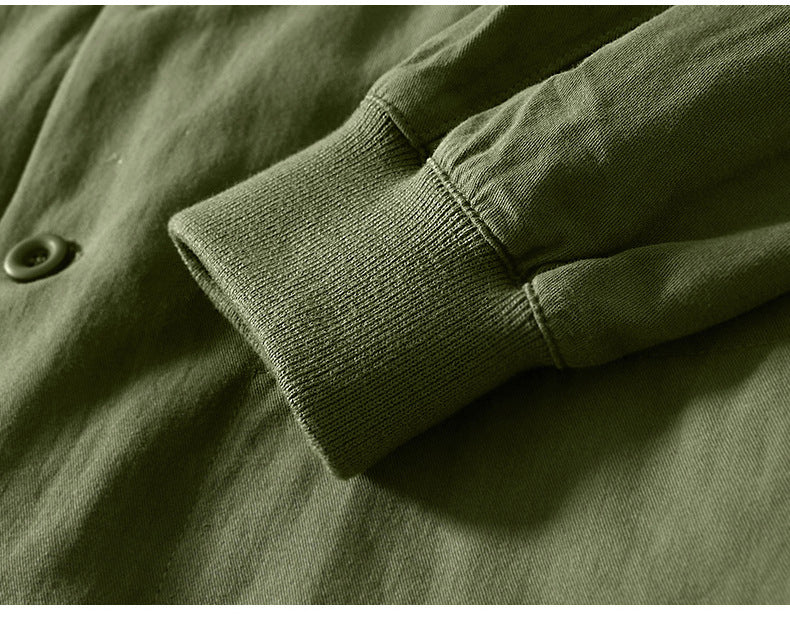 Urrban Gents Cotton Long Sleeve Cardigan Shirt