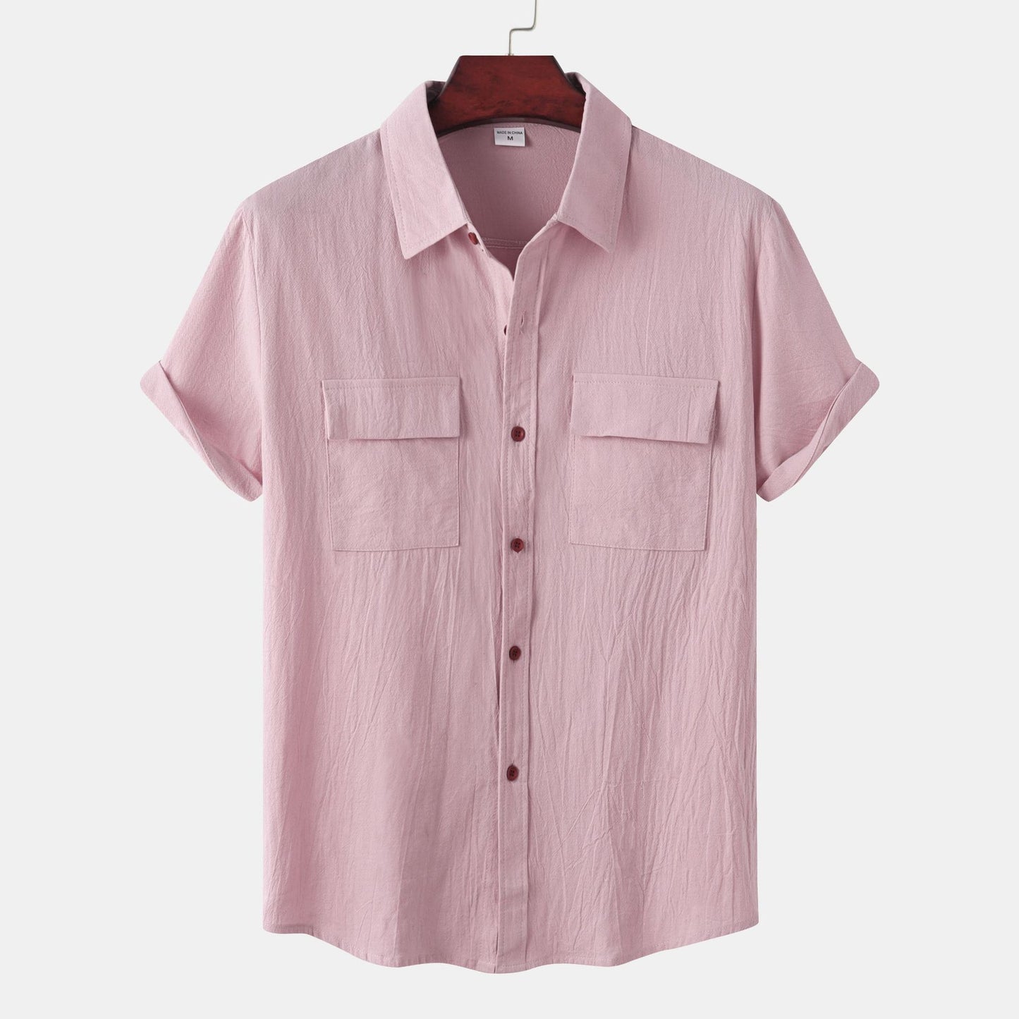 Urban Gents | Relaxed Linen Short Sleeve Shirt