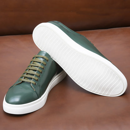 Luxury Patent Leather Sneakers