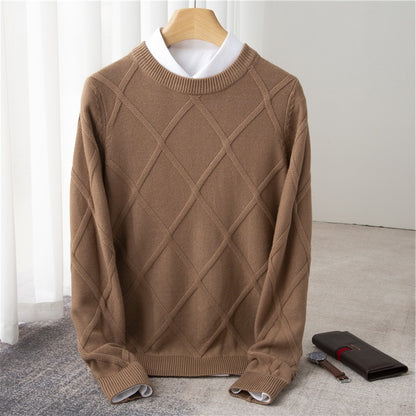 Classic Wool-Blend Crewneck Sweater