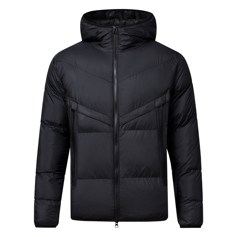 Urban Gents | Hooded Thickened Down Cotton Jacket