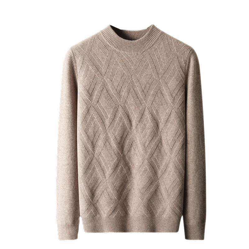 Half Turtleneck Wool Sweater