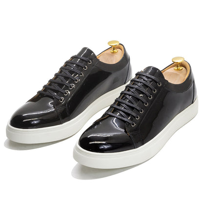 Luxury Patent Leather Sneakers