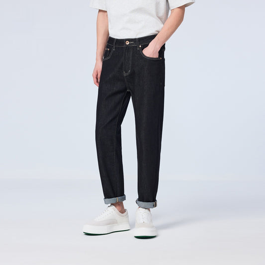 Urban Gents | Loose Straight Cropped Jeans