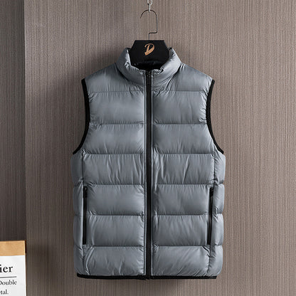 Men's Warm Stand Collar Cotton Vest