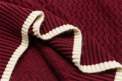 Men's Knitted Round Neck Sweater